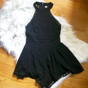 Halter Cut Out Romper